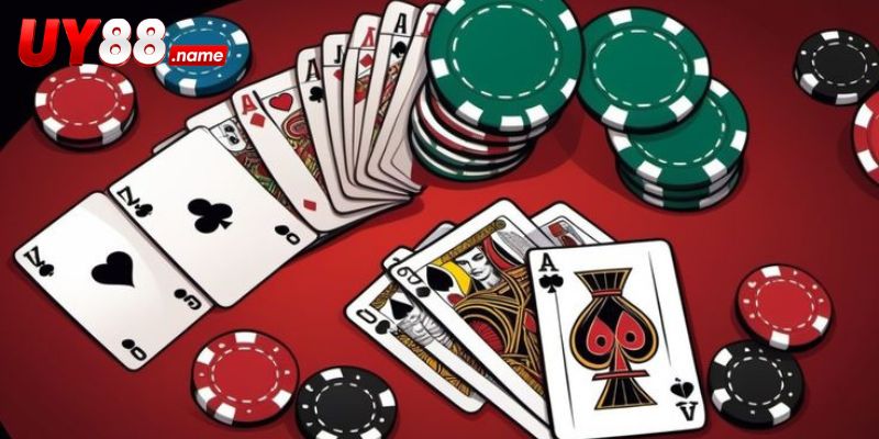Texas Hold’em Poker vận hành quanh bảy lá bài tiềm năng
