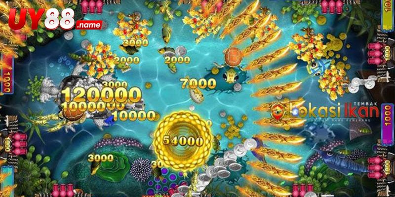 Cấu trúc bản đồ Bắn Cá Long Cung theo từng tầng nước
